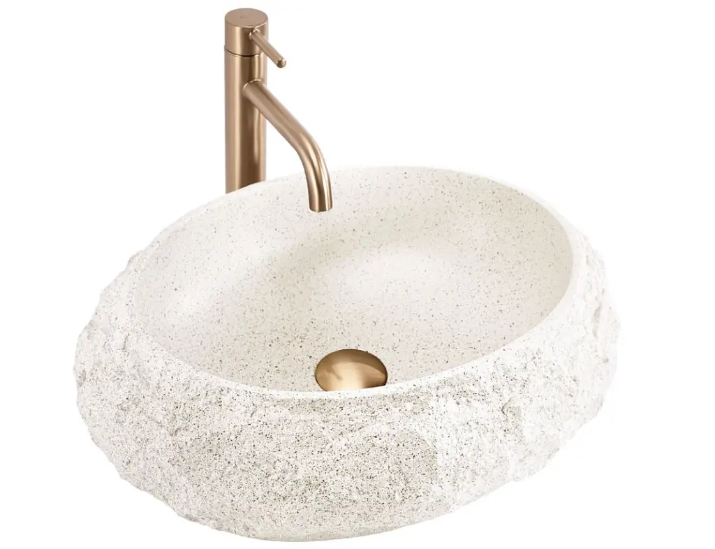 Умивальник Rea Mika накладний 50x38 см beige matt REA-U4332