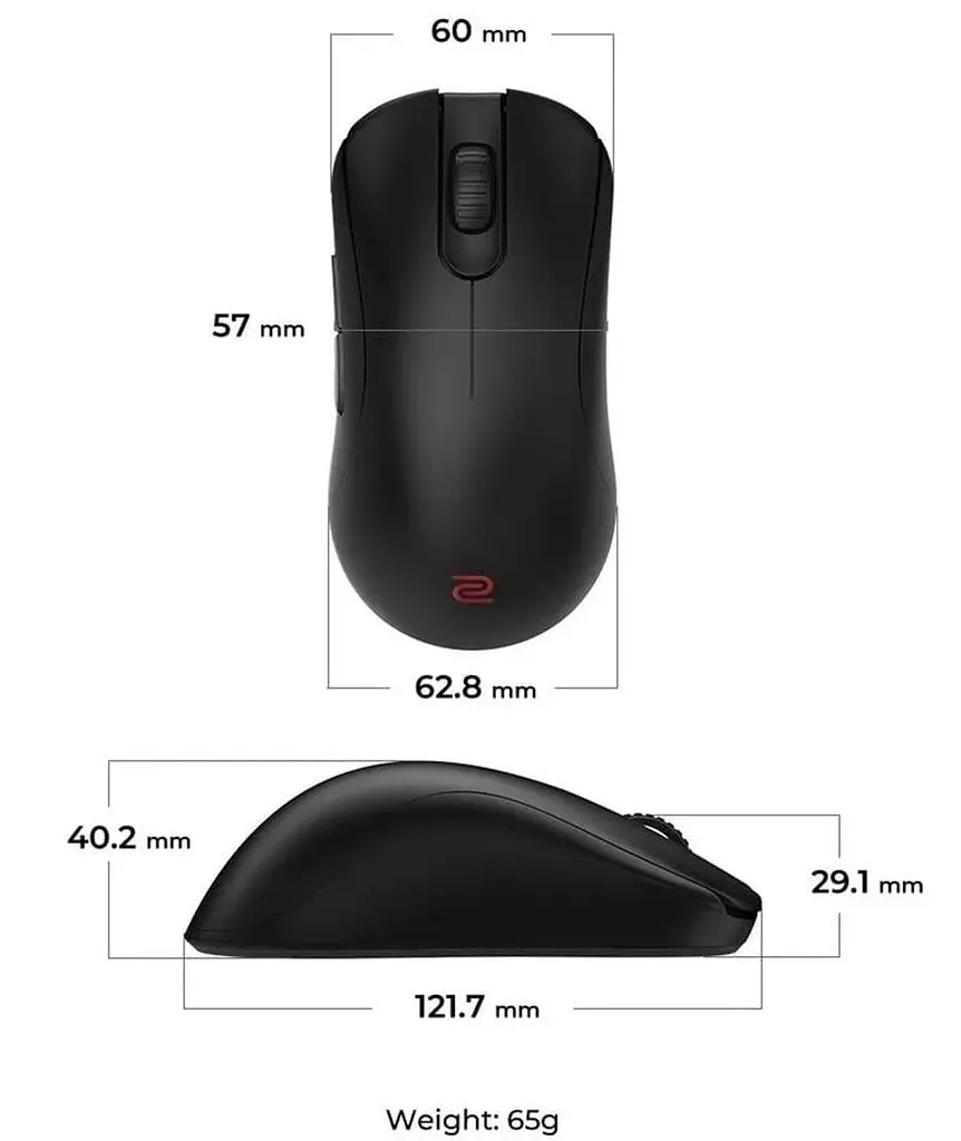Миша Zowie ZA13‑DW Black (9H.N4RBE.A2E) - фото 6