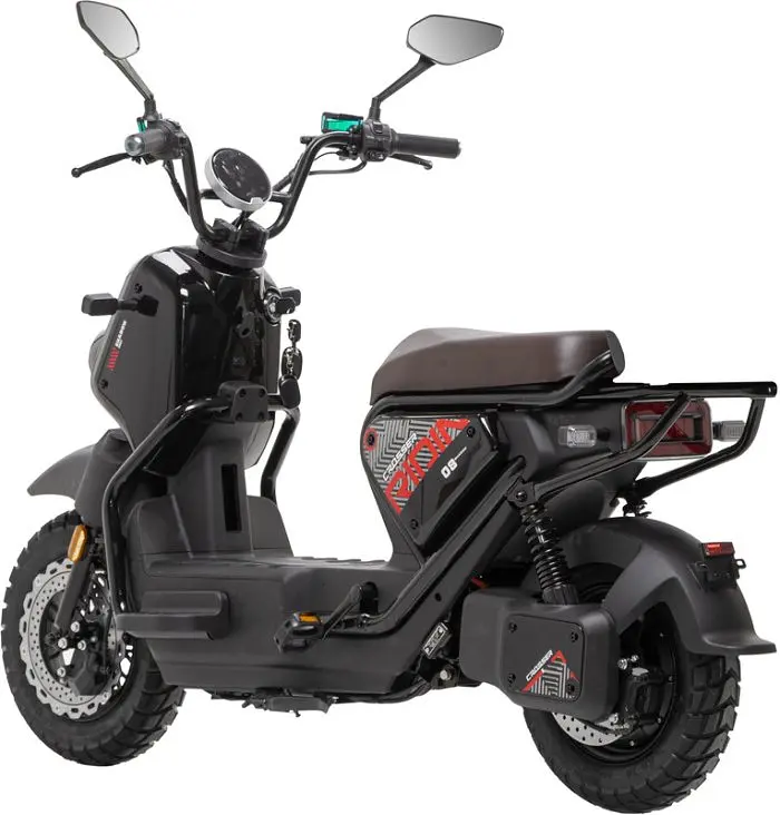 Электроскутер Двухместный Crosser CR4 Pro (1200W, 76.8V/30Ah) Черный - фото 3