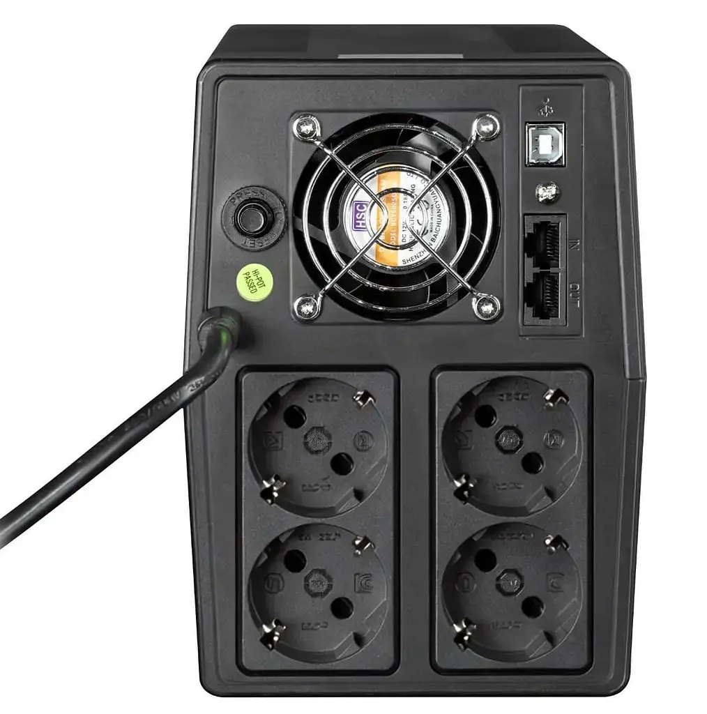 Джерело безперебійного живлення ProLogix 2000 ВА / / 9 А*ч (PLPU2000VA4LCD) - фото 6