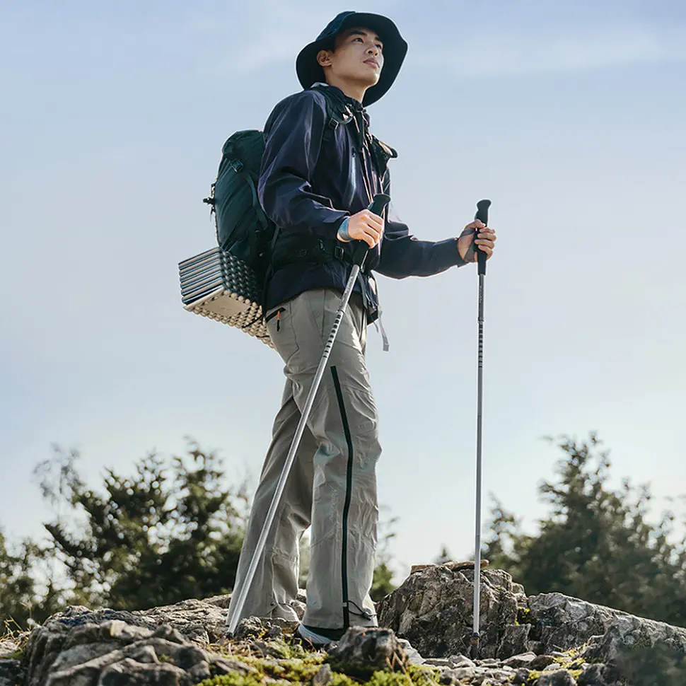 Трекінгова палиця Naturehike CNK2450DS016, 110 см, сіра - фото 4