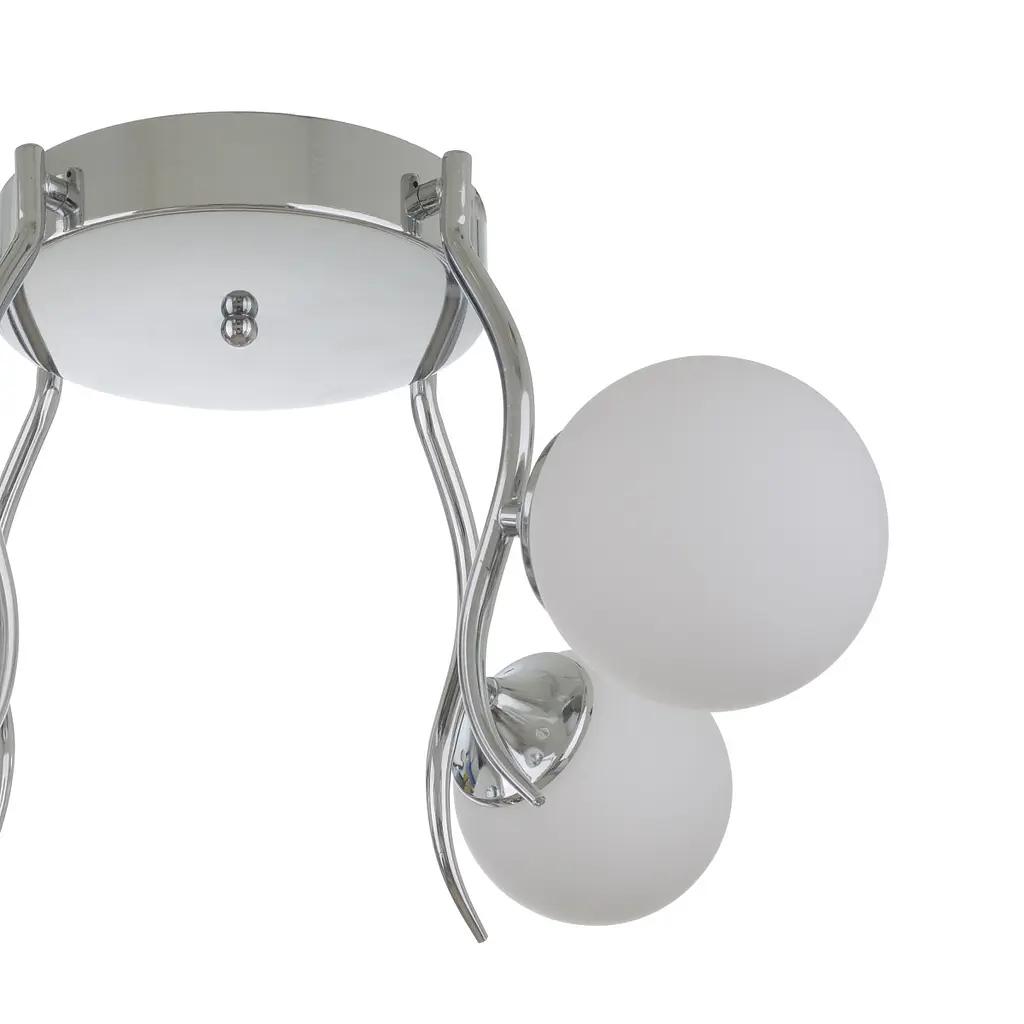 Люстра Brille потолочная молекула E14 60W CH (BL-977C/4) - фото 6