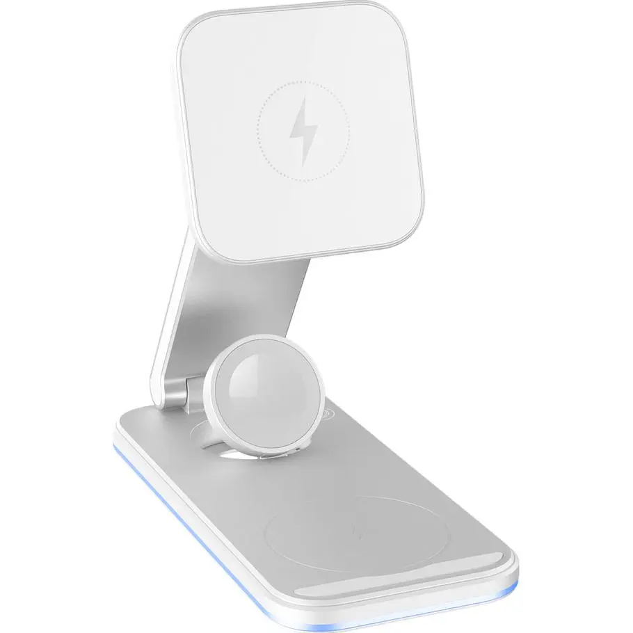 Бездротовий зарядний пристрій Proove Energy Fold 3 in 1 White (WSEF15010002) [99594] - фото 2