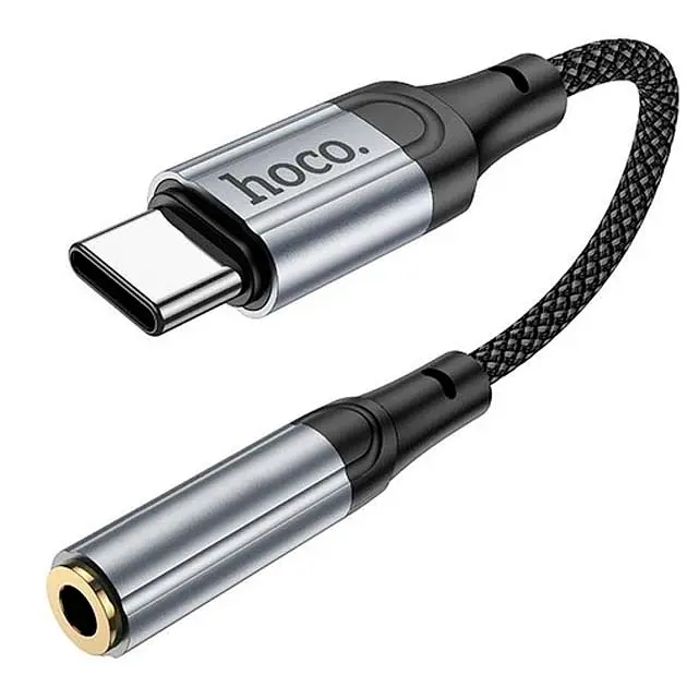 Перехідник Hoco LS36 Fresh Digital Type-C to 3.5 audio converter чорний