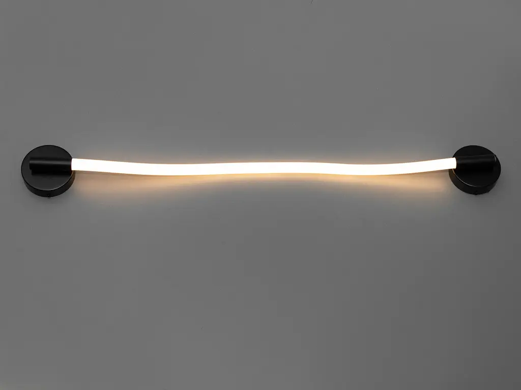 Светильник настенный LED Diasha SY9600-BK Шланг 10W черный для коридора спальни кухни офиса - фото 3