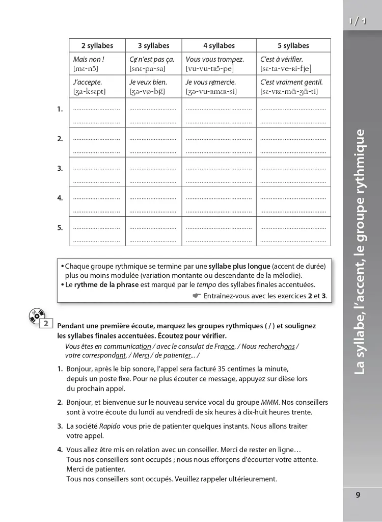 Les 500 Exercices Phone'tique B1/B2 + CD audio - фото 9
