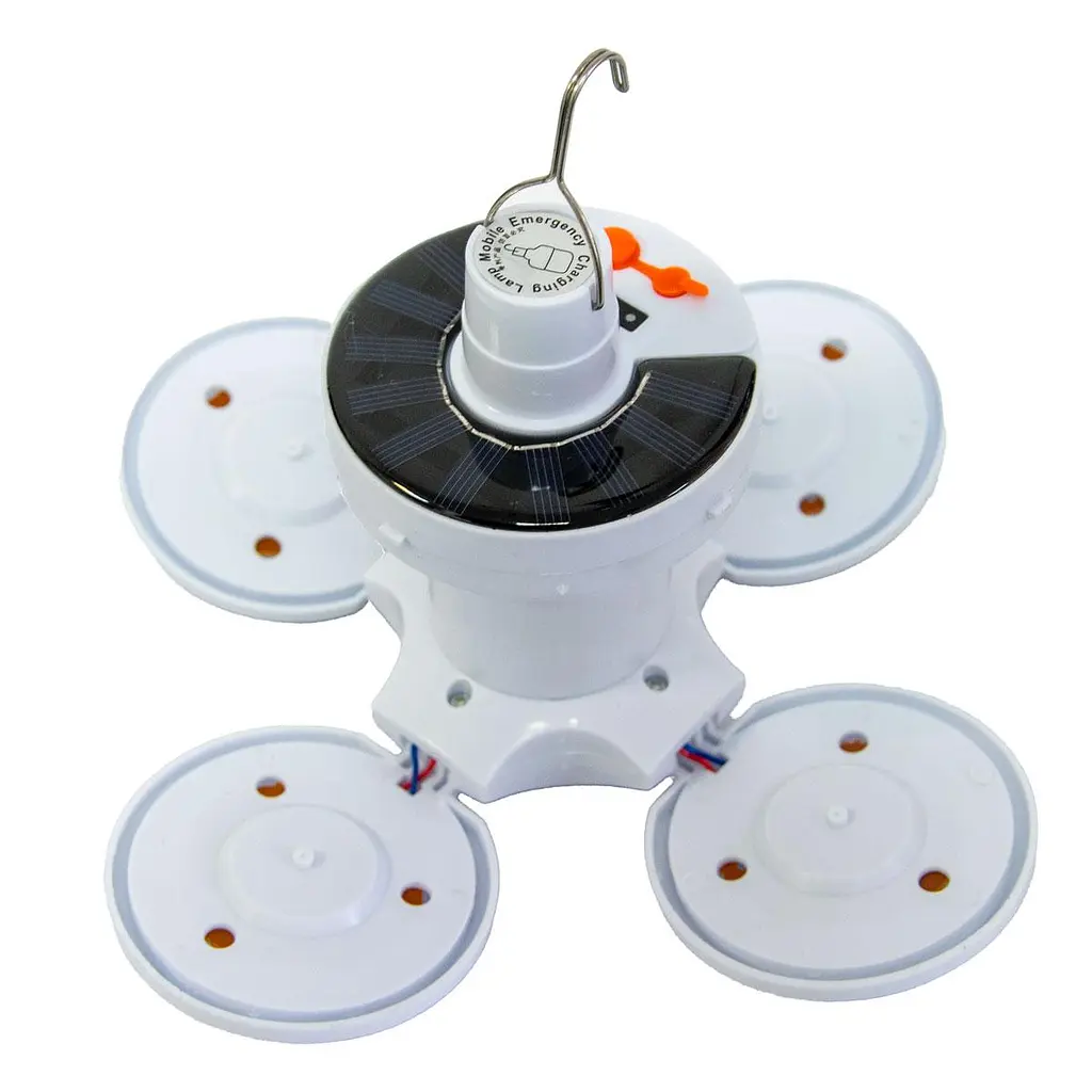 Кемпинговая лампа подвесная на солнечной батарее аккумуляторный фонарь Solar Emergency Charging Lamp 2029 - фото 8