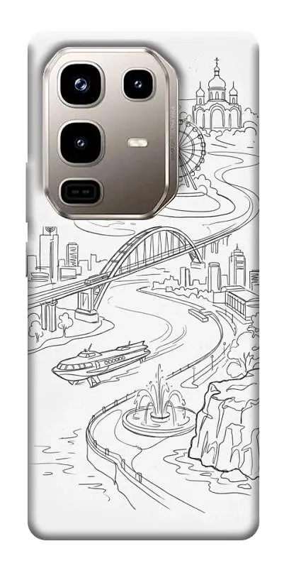 TPU чохол Demsky Dnipro spirit для Infinix Note 50 Pro 4G