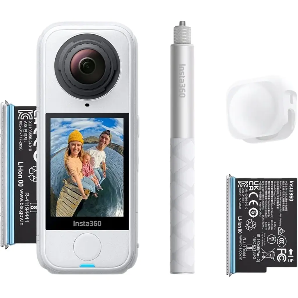 Екшн-камера Insta360 X4 Air Standard Bundle Arctic White (CINSAAFA-SE17) EU [176315] - фото 11