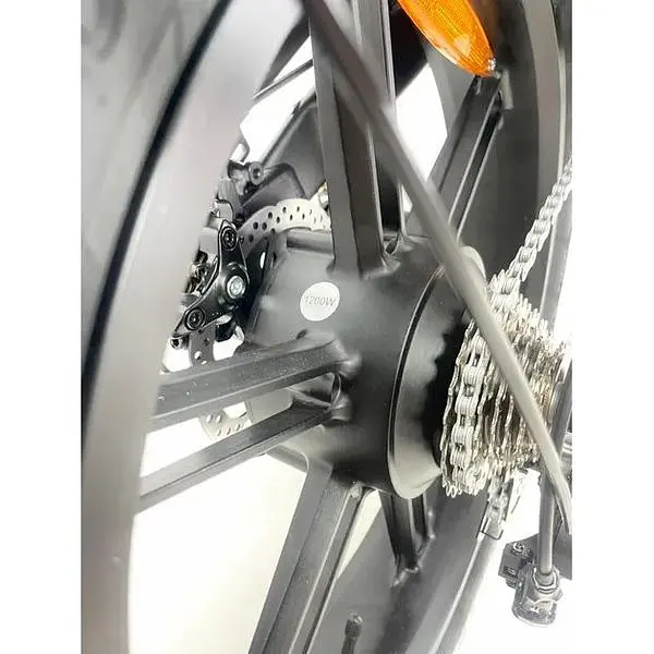 Электровелосипед Robust X8 фетбайк 1200W 48V 24Ah черный - фото 6