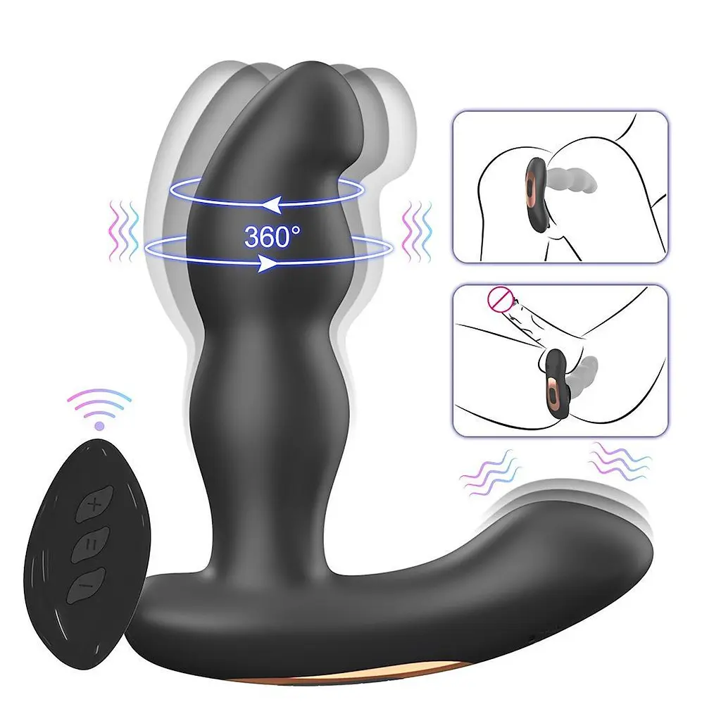 Масажер простати з вібрацією Erospace Mens Play Prostate Massager B12 - фото 9