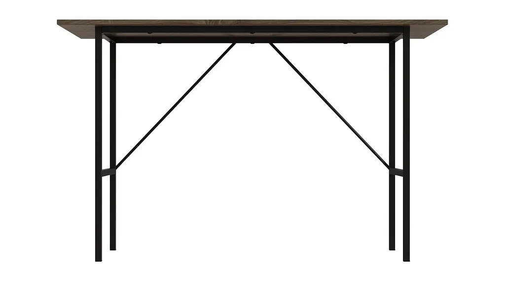Стол письменный Line Тайм Ferrum-decor 750x1200x600 Черный металл ДСП Дуб Сонома Трюфель 16 мм (FRD-104889) - фото 4