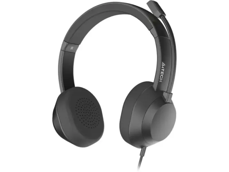 Навушники з мікрофоном A4Tech FH150U Black - фото 2