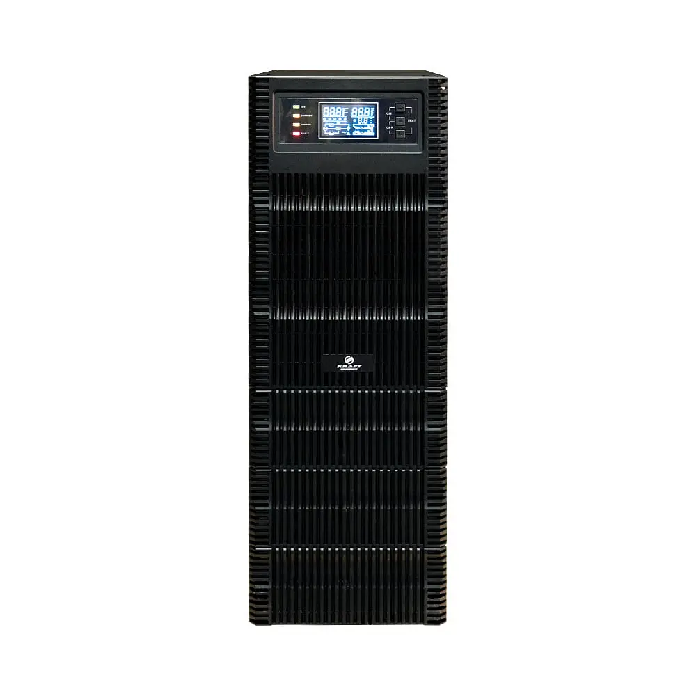 Джерело безперебійного живлення Kraft KRF-T6000VA/6000W(LCD) Pro Online UPS з вбудованими акумуляторними батареями (42-00108) - фото 2