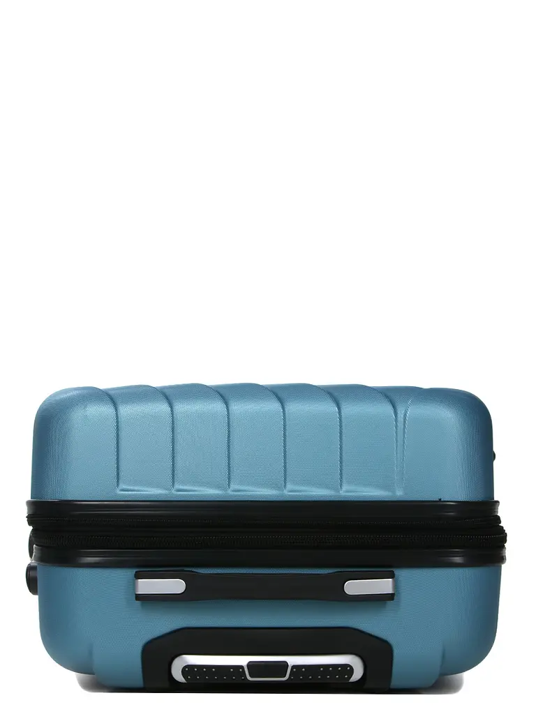 Валіза середня M ABS-пластик Madisson Snowball 03403 68х44х27см 68+13л Блакитний - фото 9