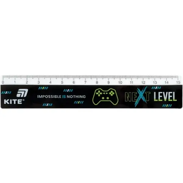 Лінійка пласт. 15см "Kite" №K26-090 Next Level