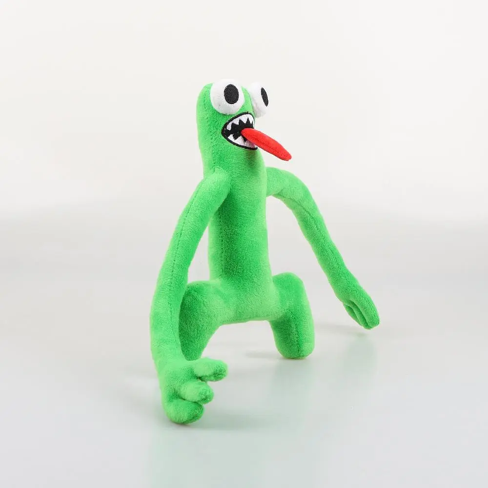 М'яка іграшка Watchbands Зелений райдужний друг Green з Райдужні друзі Rainbow Friends Roblox довжина 23 см (MI-19526) - фото 3