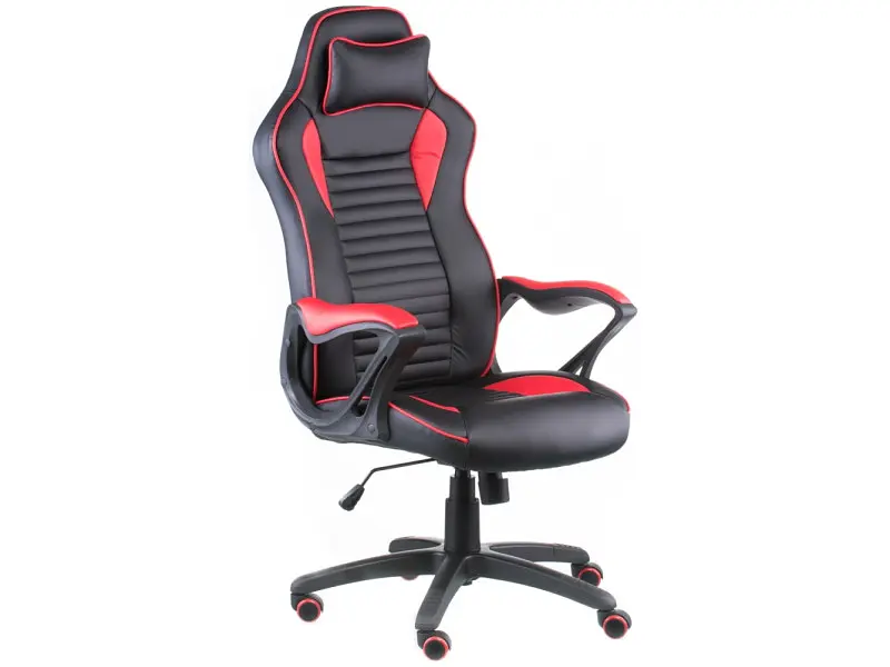 Комп'ютерне крісло для геймера Special4You Nero black/red (E4954) - фото 2