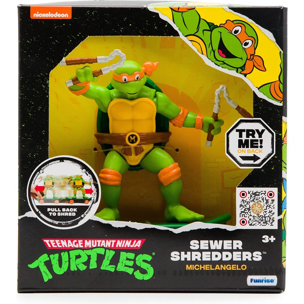 Игровая фигурка TMNT Funrise Черепашки-Ниндзя Мастера боевых искусств, Микеланджело (71022) - фото 4