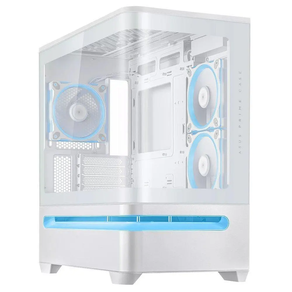 Корпус Asus Prime AP202 ARGB Tempered Glass Білий без БР (90DC00P3-B19000)
