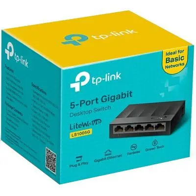 Коммутатор сетевой TP-Link (LS1005G) - фото 2