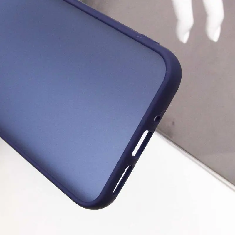 Чохол TPU+PC Lyon Frosted для Samsung Galaxy S25 FE Navy Blue - фото 6