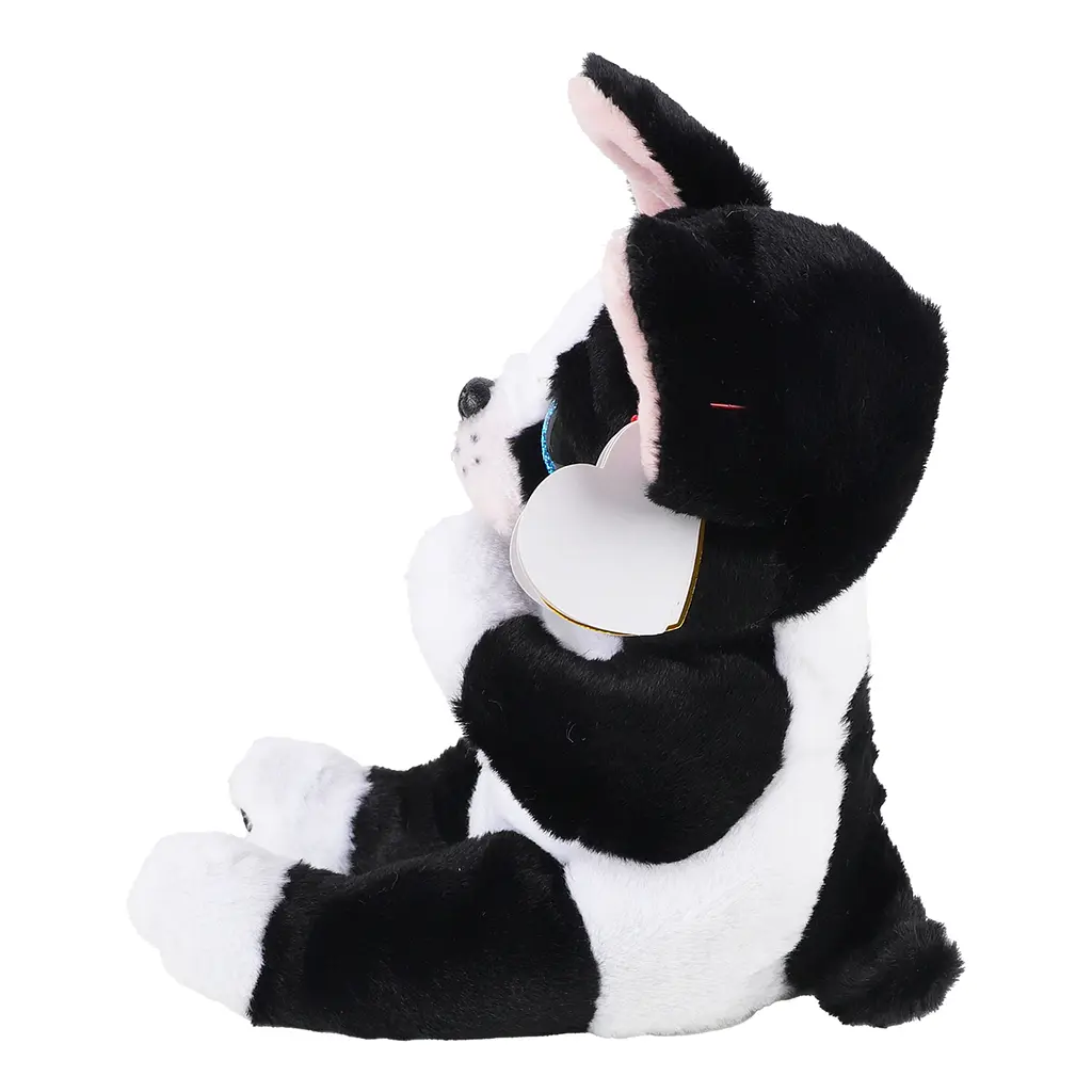 М'яка іграшка TY Beanie Bellies Чорно-білий песик Tink 20 см (41054) - фото 4