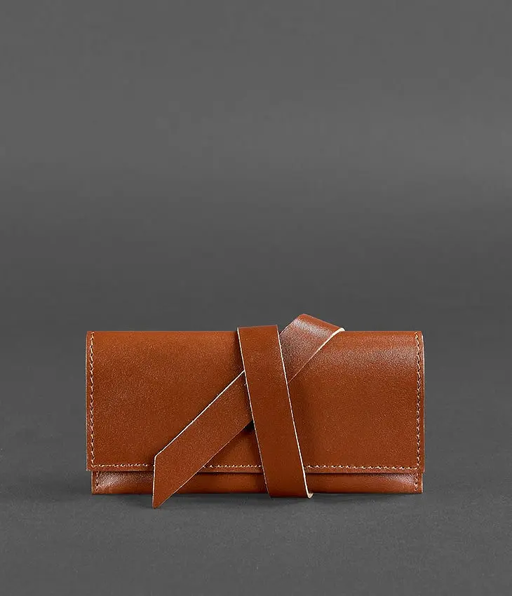 Кожаный кисет для табака 1.0 Krast светло-коричневый - фото 2