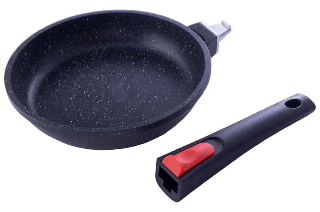 Сковорода антипригарна Maestro MR-4920 20 см Granite литий алюміній ручка, що знімається - фото 5