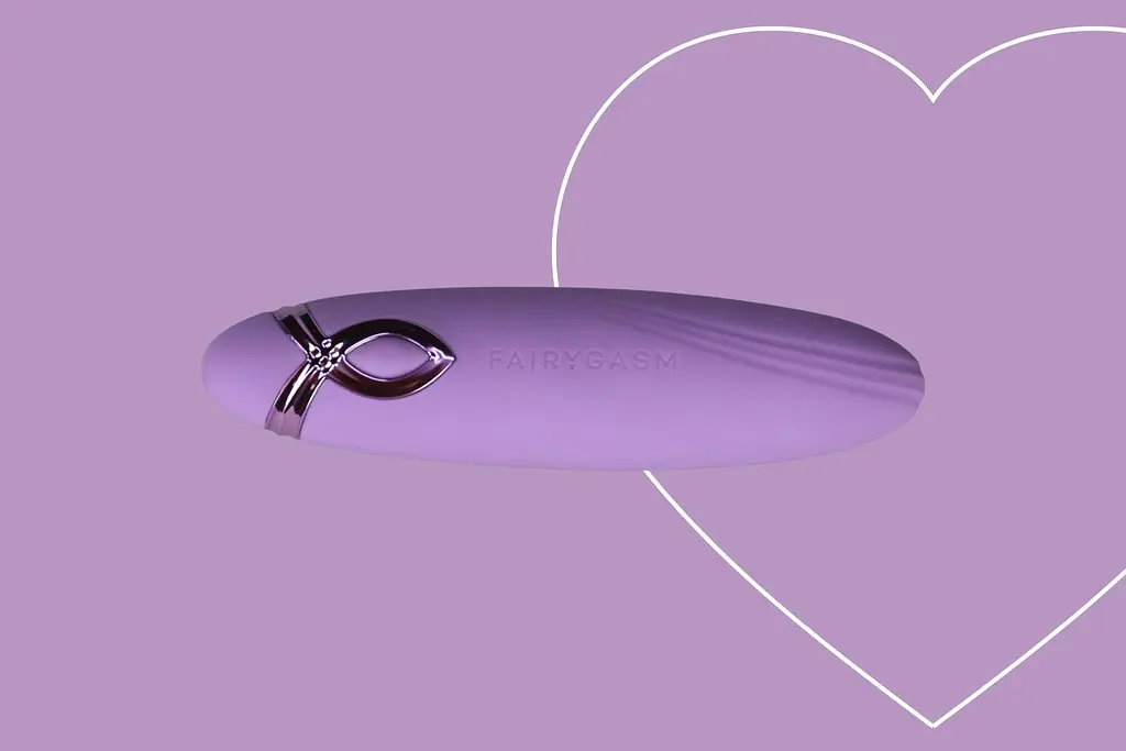 Вібратор FairyGasm PleasureArrow 11.5 см фіолетовий - фото 8