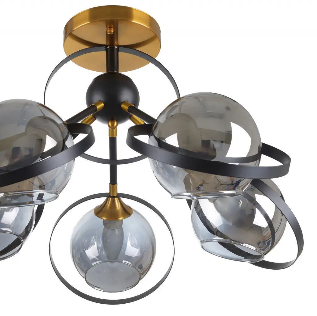 Люстра Brille потолочная молекула E27 60W G (BL-965C/5) - фото 5