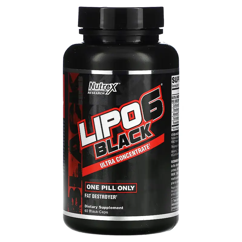 Ультраконцентрований Комплекс для Спалювання Жиру Lipo 6 Black Ultra Concentrate - 60 капс - фото 3