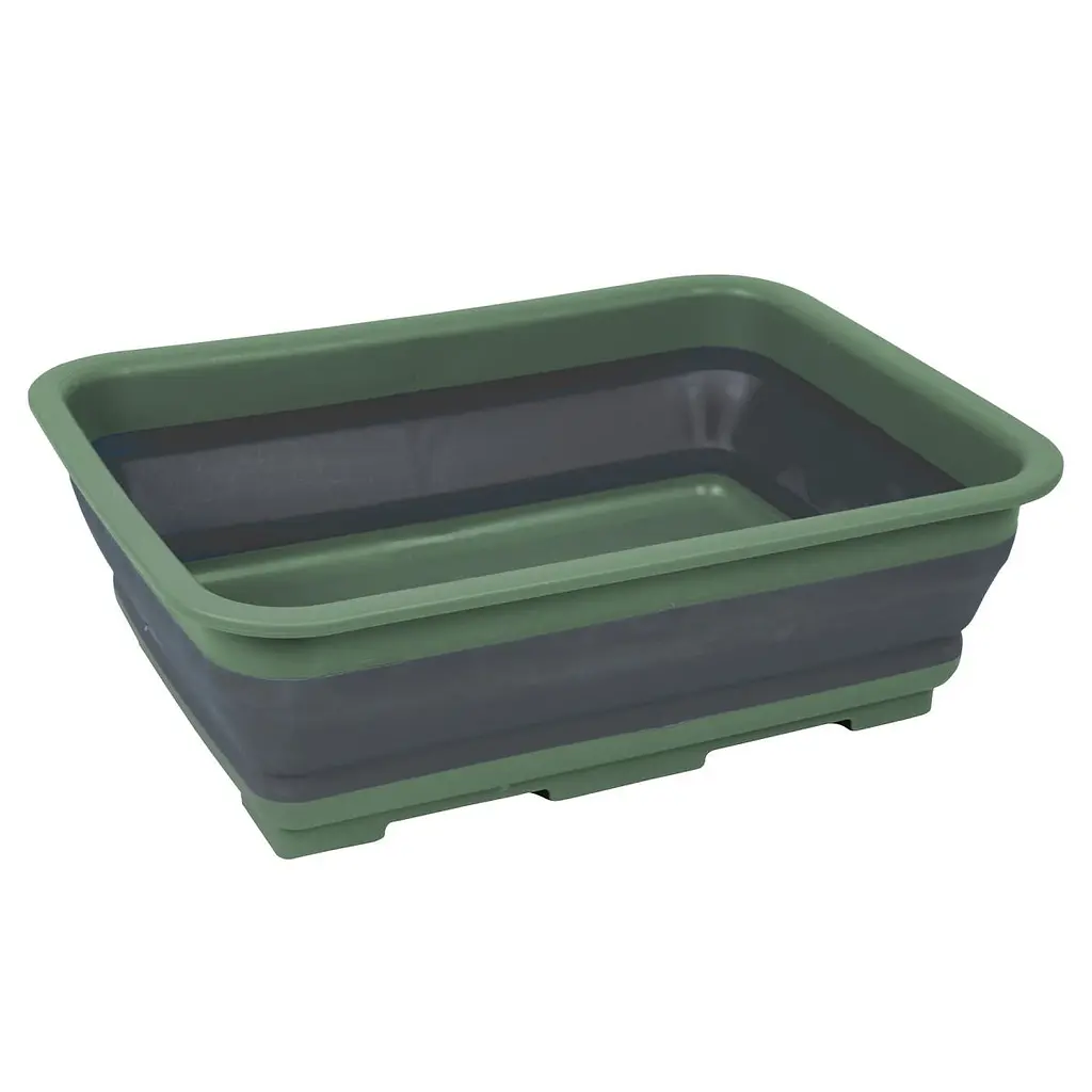 Таз складний Bo-Camp Washing Bowl Collapsible 7L Grey/Green (6303690) - фото 4