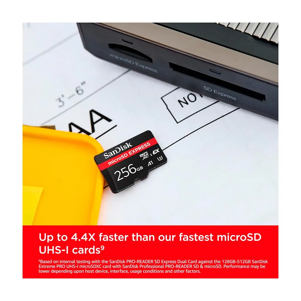 Карта пам'яті SanDisk 256GB microSDXC class 10 UHS-I U3 A1 Express (SDSQXFN-256G-GN4NN) - фото 4