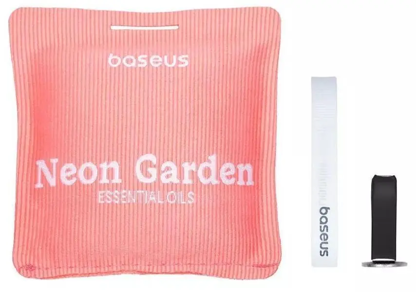 Ароматизатор Baseus Margaret Car Air Freshener Neon Garden рожевий - фото 4