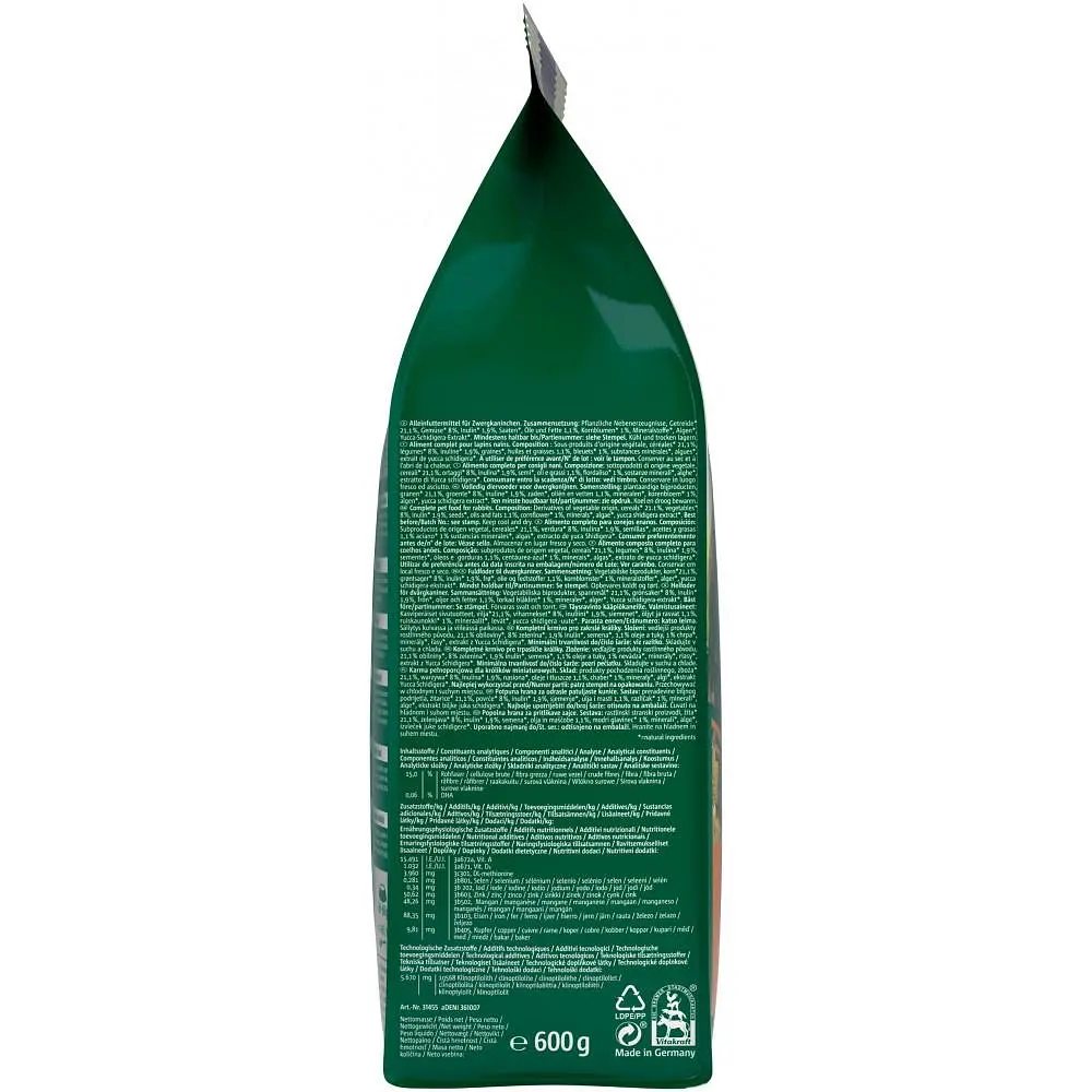 Корм для кроликов Vitakraft Emotion Beauty Selection 600 г для кожи и шерсти - фото 5