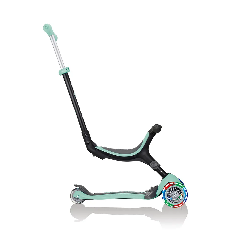 Самокат Globber Go up foldable plus lights, мятный (743-206) - фото 2