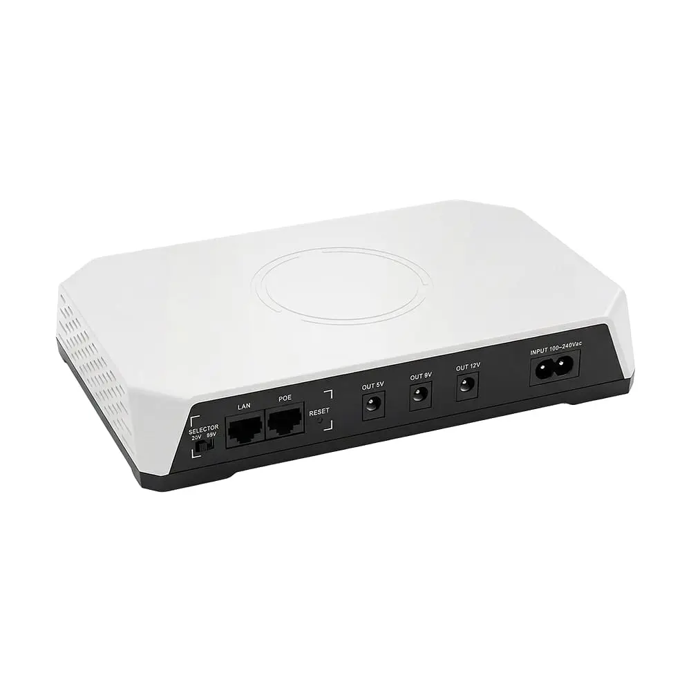 Джерело безперебійного живлення Mini UPS SKE POE-36E-LFP 48V 20000mAh 5V/9V/12V/24V/48V/PoE, LiFePO4 4*5Ah, для роутера та оптичного терміналу (42-00242) - фото 6