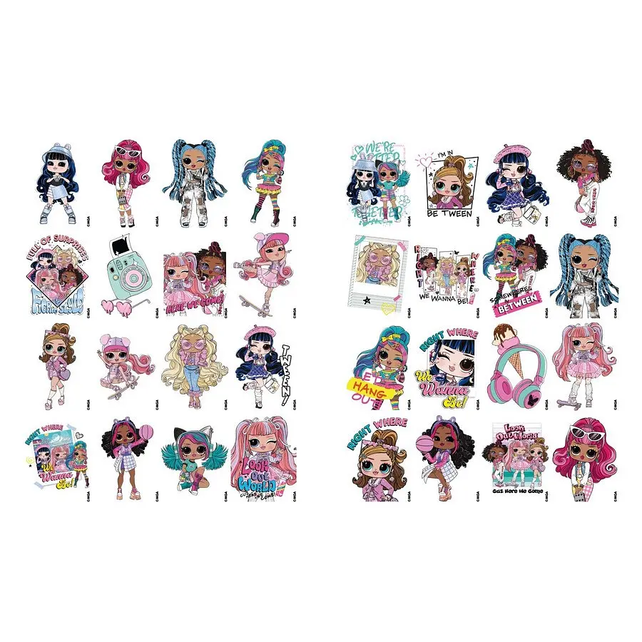 Розмальовка зі стікерами "Tweens Cherry" Ідейка LCB29, 16 сторінок - фото 2