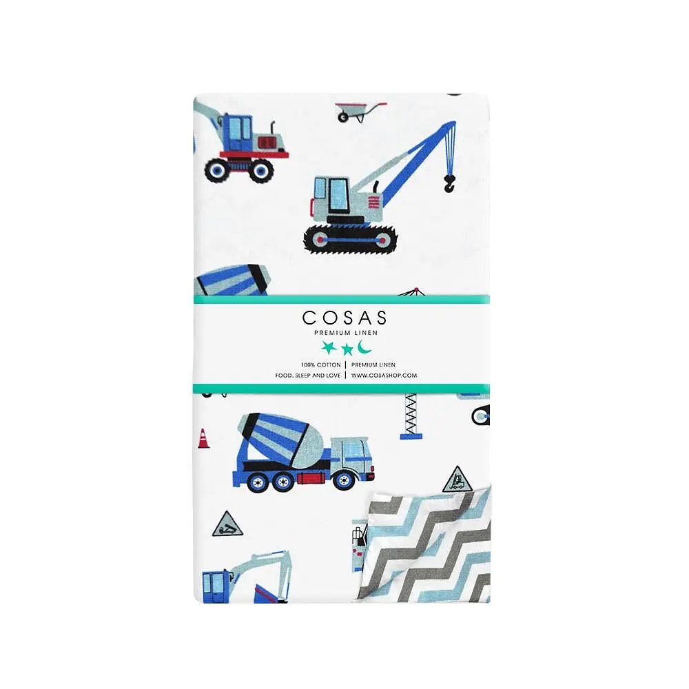 Дитяча постільна білизна в ліжечко BLUE BUILDING COSAS (4822052079799) - фото 4