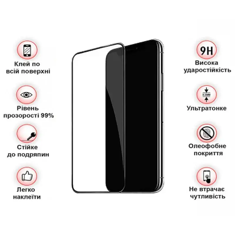 Скло захисне BeCover Apple iPhone 15 Plus Black (709788) - фото 4