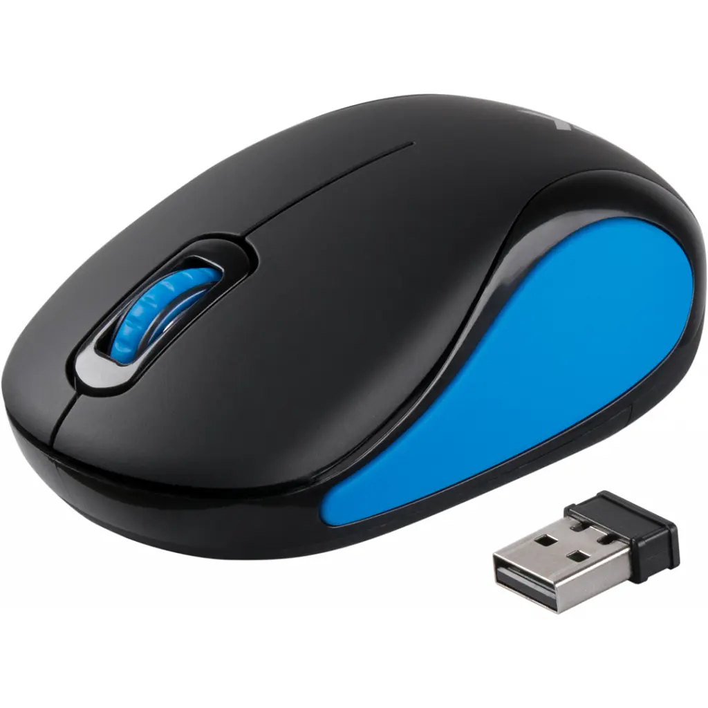Мишка Vinga MSW-907 black - blue - фото 2