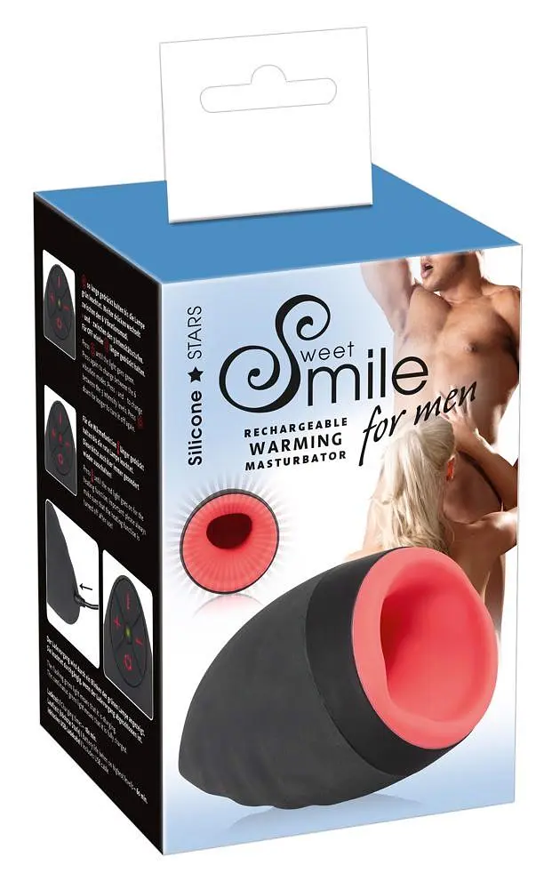 Мастурбатор многофункциональный Sweet Smile Rechargeable Warming красный - фото 8