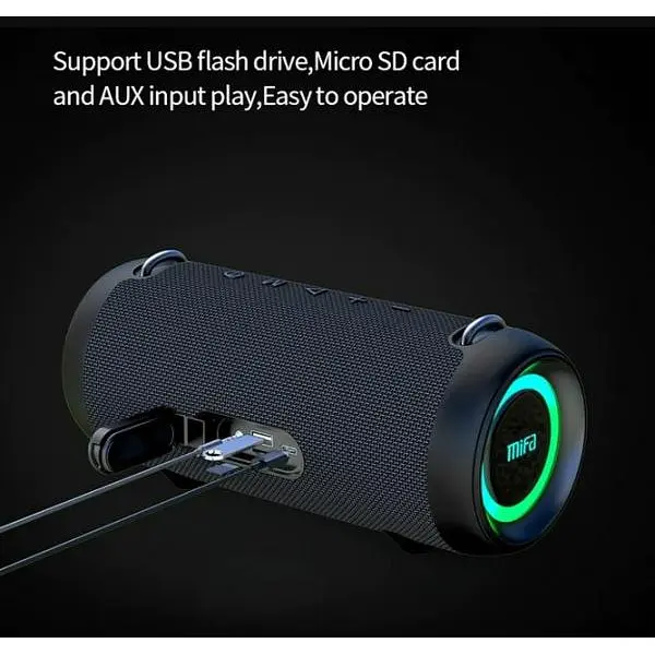 Портативна колонка Mifa A90 Black - фото 8