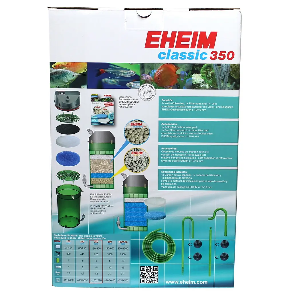 Зовнішній фільтр Eheim classic 350 Plus (2215020) - фото 6