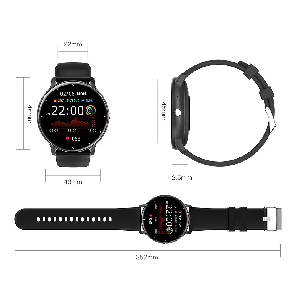 Розумний годинник Jiks Watch Lite з вимірюванням артеріального тиску (Чорний) - фото 5