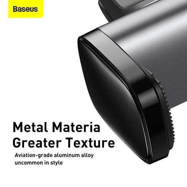 Автомобільний тримач Baseus Steel Cannon Air Outlet Car Mount SUGP-01 Black - фото 4