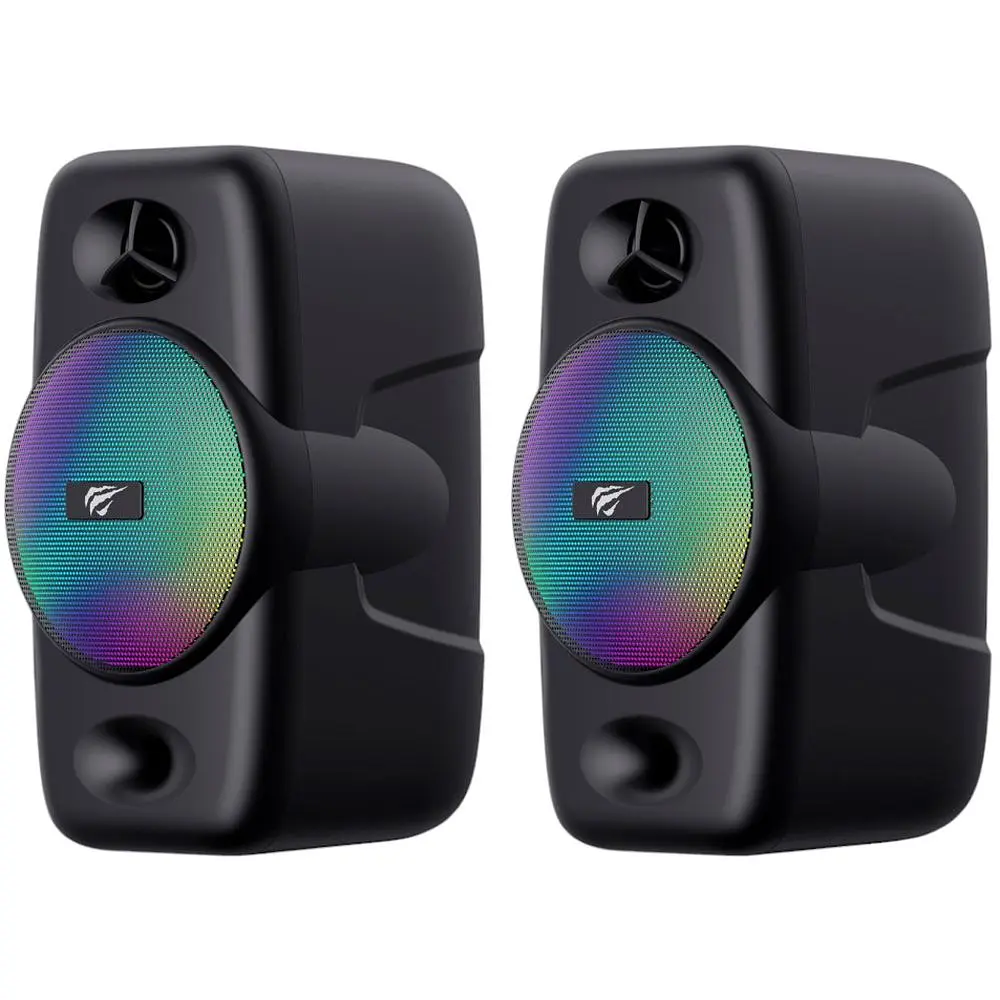 Колонки ігрові Havit HV-SK213 USB RGB Stereo black (HV-SK213) - фото 3