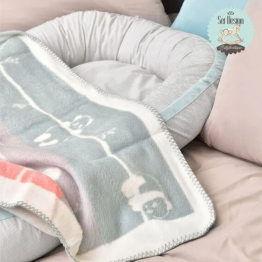 Кокон позиціонер для новонароджених Sei Design 88х60х12 см + подушка сірий (8-35420) - фото 14