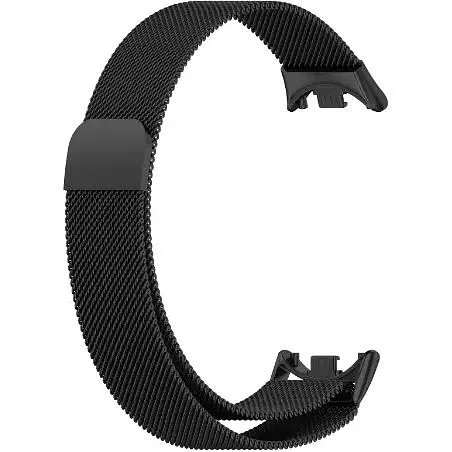 Ремешок DK CDK для Xiaomi Mi Smart Band 10 Metal Milanese Loop Magnetic (015814) (black) - фото 2